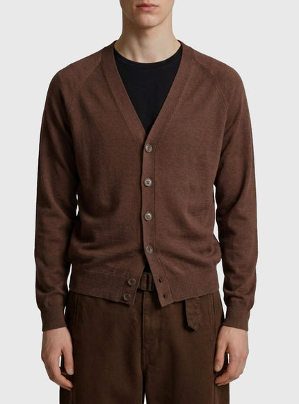 Lemaire Shitaketwisted Cardigan Brown