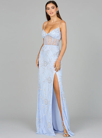 Corset Dress with Straps - OUTLET Periwinkle