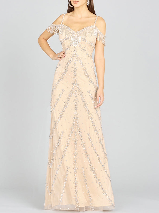 Lara New York 9980 Candy Beaded Gown