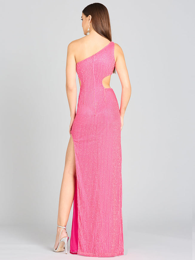 Regina Sequin Dress in Pink