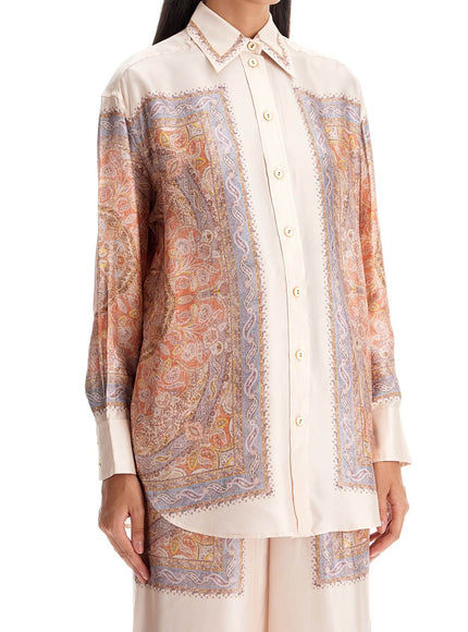 Zimmermann silk blouse illustration design