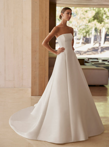 Ariele – Classic Two-Piece A-Line Wedding Dress by Rosa Clará