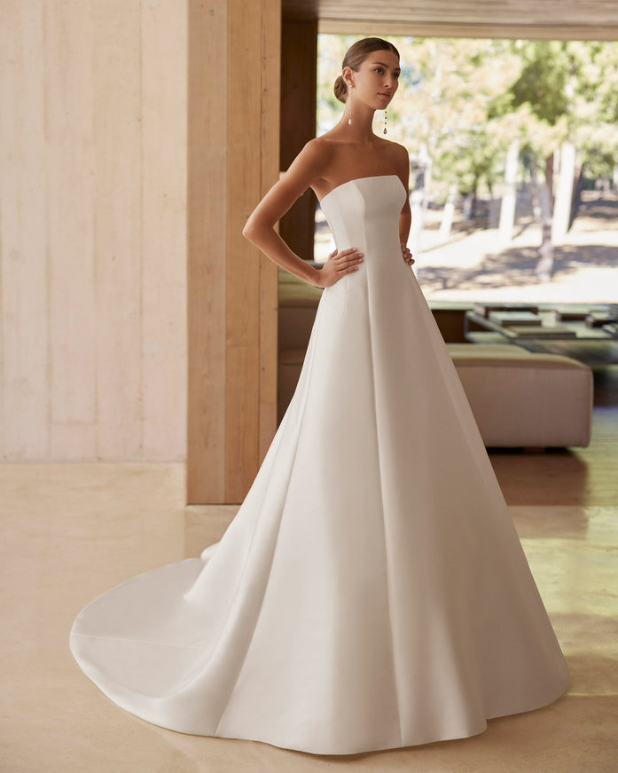Ariele – Classic Two-Piece A-Line Wedding Dress by Rosa Clará