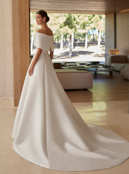 Ariele – Classic Two-Piece A-Line Wedding Dress by Rosa Clará