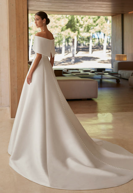 Ariele – Classic Two-Piece A-Line Wedding Dress by Rosa Clará