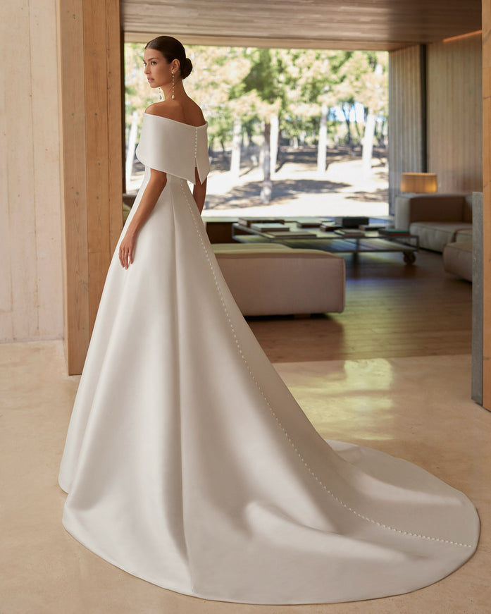 Ariele – Classic Two-Piece A-Line Wedding Dress by Rosa Clará