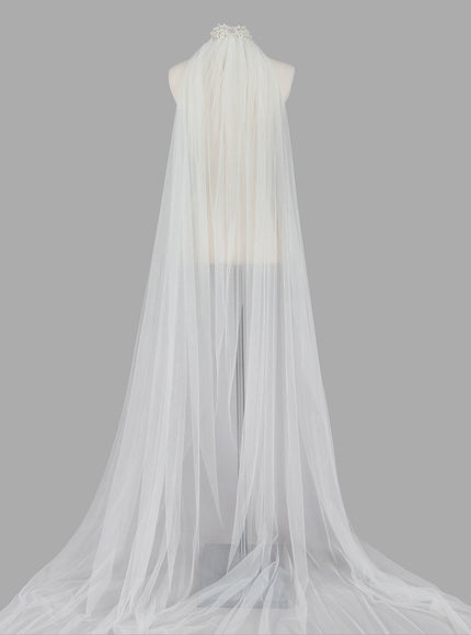 Rosa Clará Beaded Tulle Veil