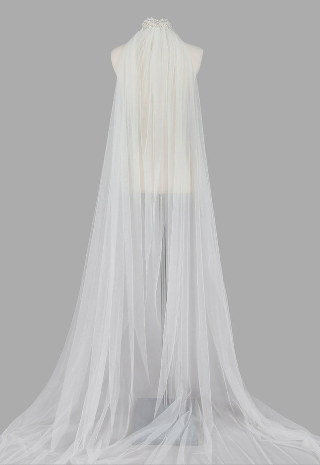 Rosa Clará Beaded Tulle Veil