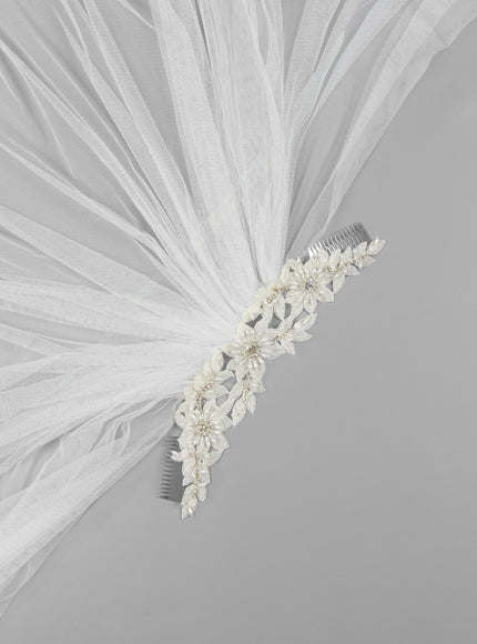Rosa Clará Beaded Tulle Veil