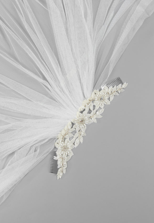 Rosa Clará Beaded Tulle Veil