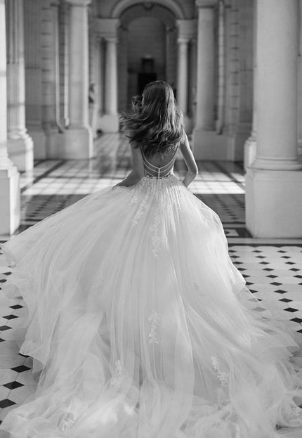 Rosa Clará Ethel Lace & Tulle Princess Wedding Dress