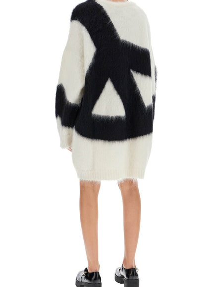 Moschino brushed knit dress