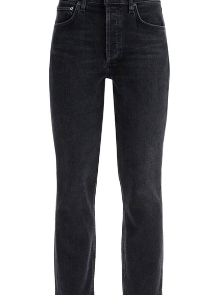 Agolde cropped riley jeans by