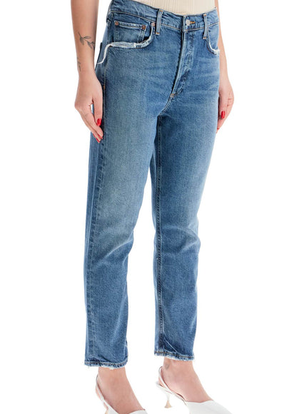 Agolde riley cropped jeans