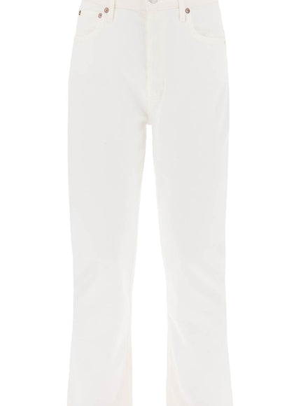 Agolde riley high-waisted cropped jeans