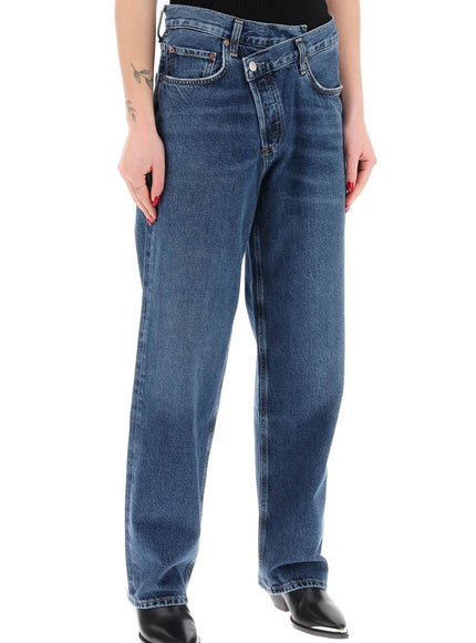 Agolde criss cross jeans