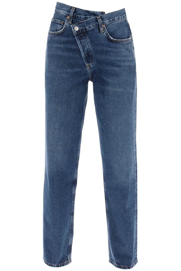 Agolde criss cross jeans