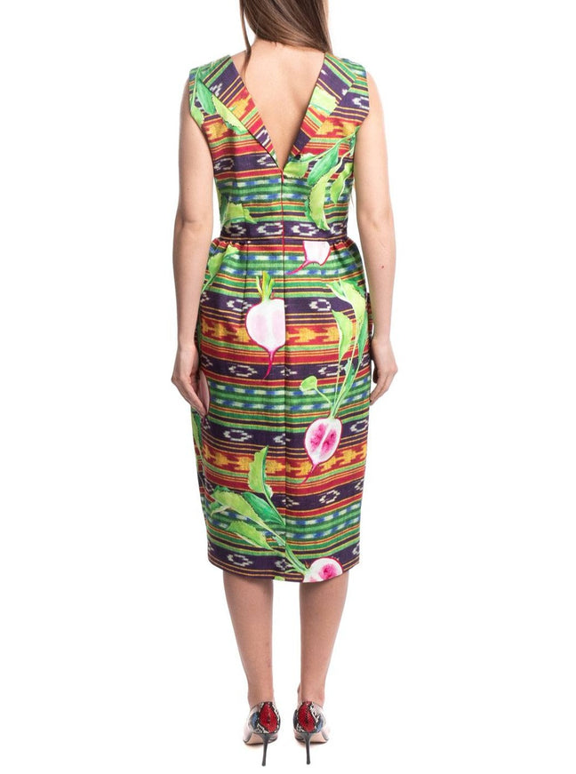 Buy Stella Jean Radish Print Fit Flare Dress | Ellie Belle, 44 / Multicolor Buy Stella Jean Radish Print Fit Flare Dress | Ellie Belle, 44 / Multicolor