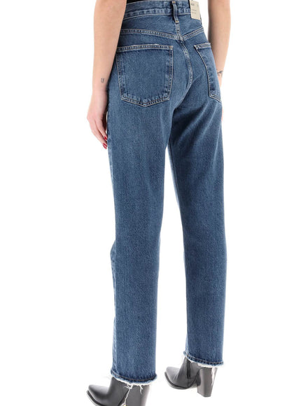 Agolde straight leg jeans from the 90's with high waist