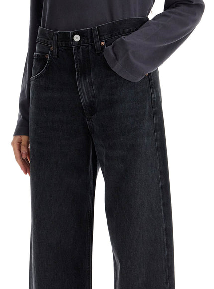 Agolde curved leg jeans for a