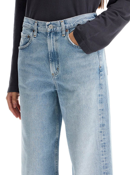 Agolde curved leg jeans for a