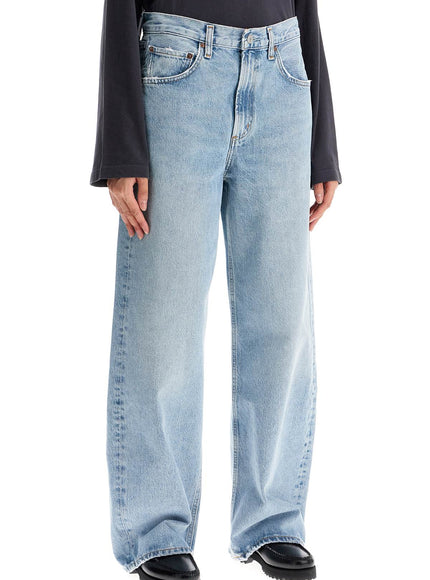 Agolde curved leg jeans for a