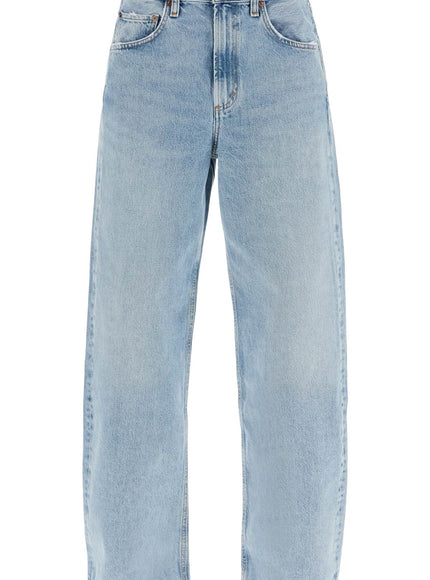 Agolde curved leg jeans for a