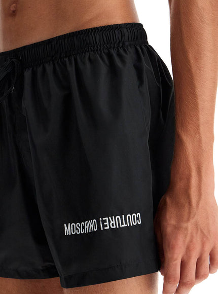 Moschino embroidered sea boxer shorts