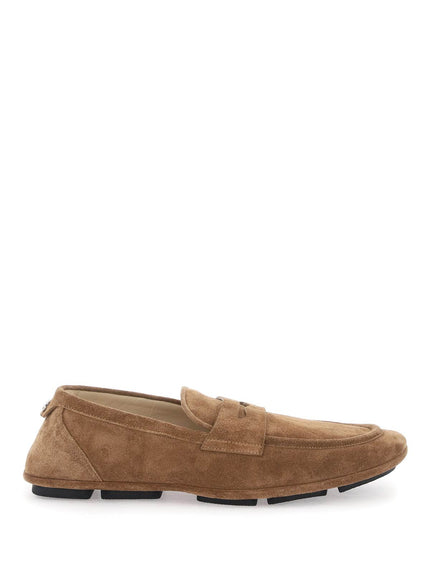 Dolce & Gabbana calf suede driver shoe