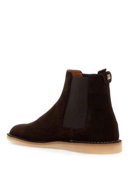 Dolce & Gabbana suede ankle boots for