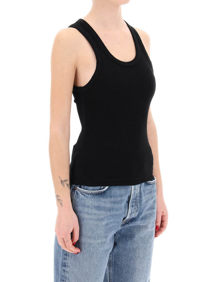 Agolde poppy ribbed tank top