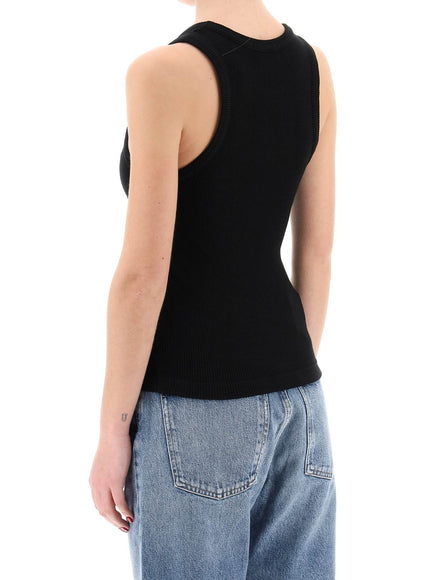 Agolde poppy ribbed tank top