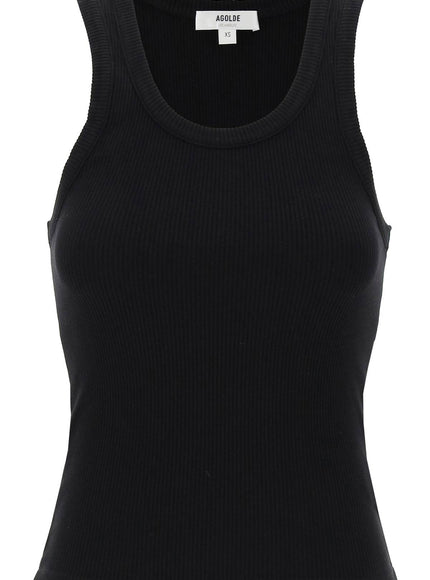 Agolde poppy ribbed tank top