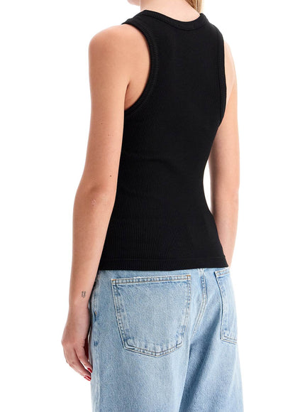 Agolde poppy ribbed tank top