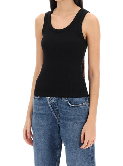 Agolde poppy ribbed tank top