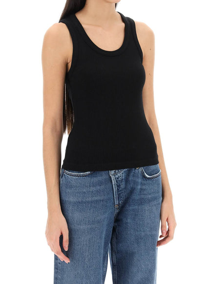 Agolde poppy ribbed tank top