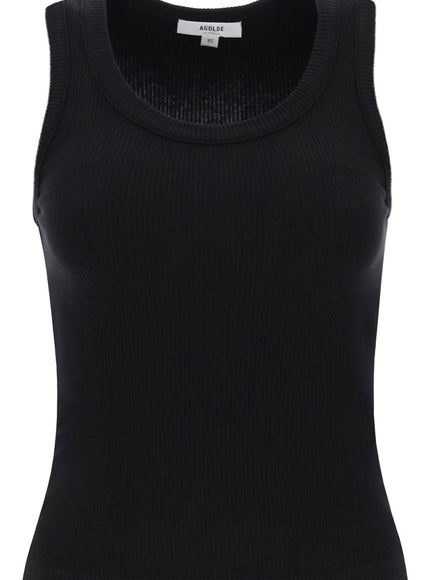 Agolde poppy ribbed tank top