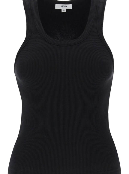 Agolde poppy ribbed tank top