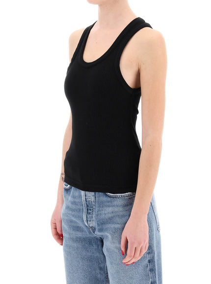 Agolde poppy ribbed tank top