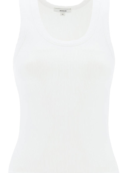 Agolde poppy ribbed tank top