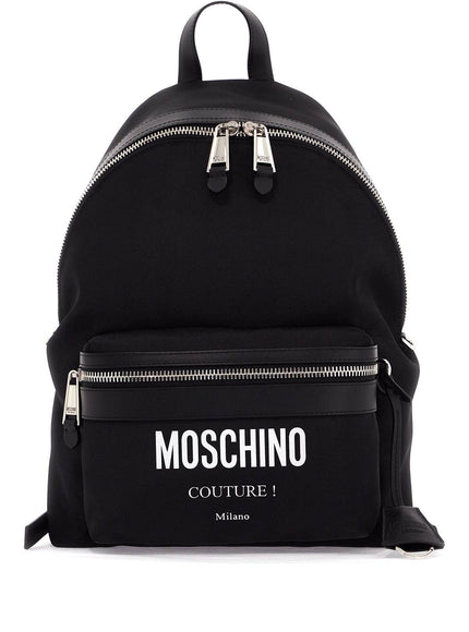 Moschino nylon backpack for everyday