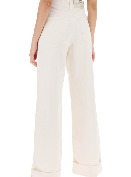 Agolde dame wide leg jeans