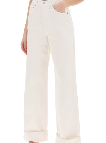 Agolde dame wide leg jeans