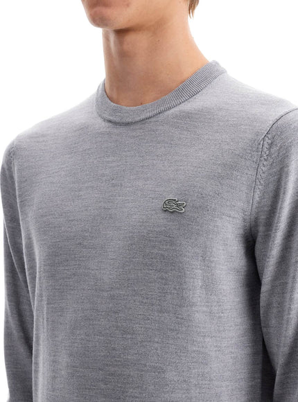 Lacoste wool crewneck pullover