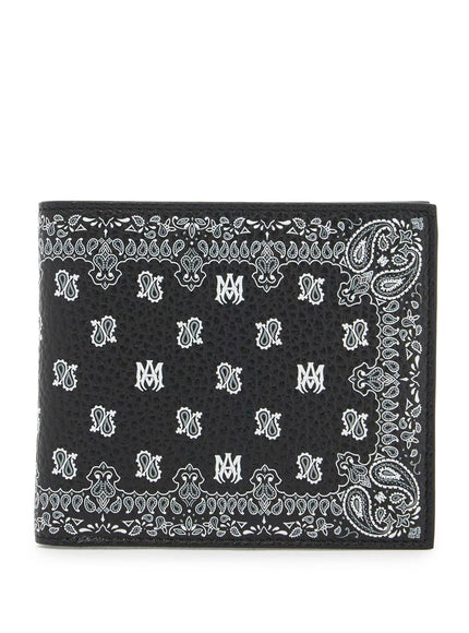 Amiri bi-fold bandana print wallet