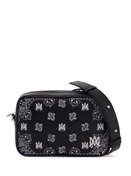 Amiri 'bandana embroidered camera bag with