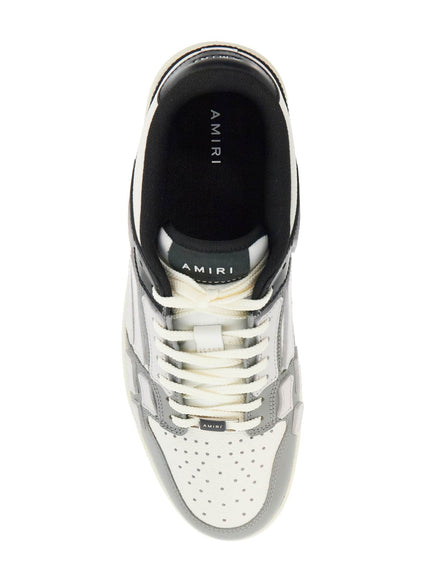 Amiri two-tone skel top low sneakers