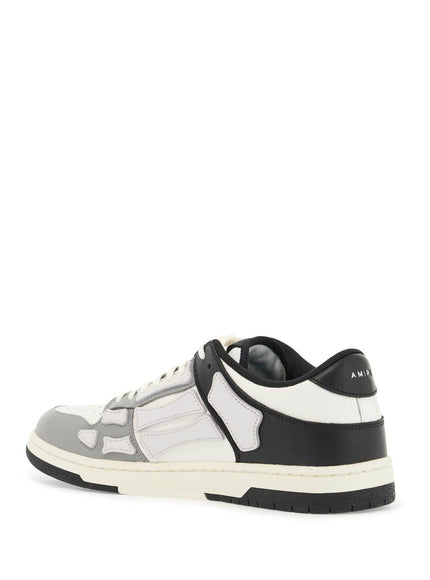 Amiri two-tone skel top low sneakers