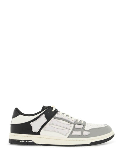 Amiri two-tone skel top low sneakers