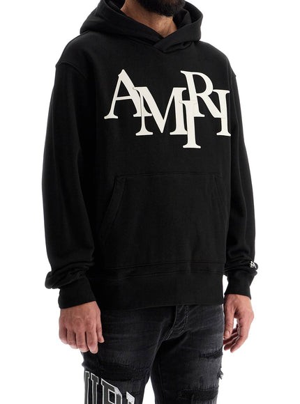 hoodie by amiri with staggered